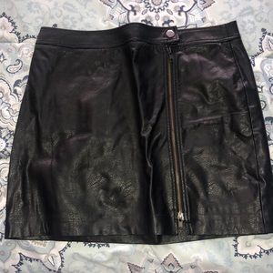 Leather Skirt